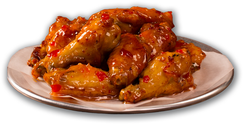 plate of wings